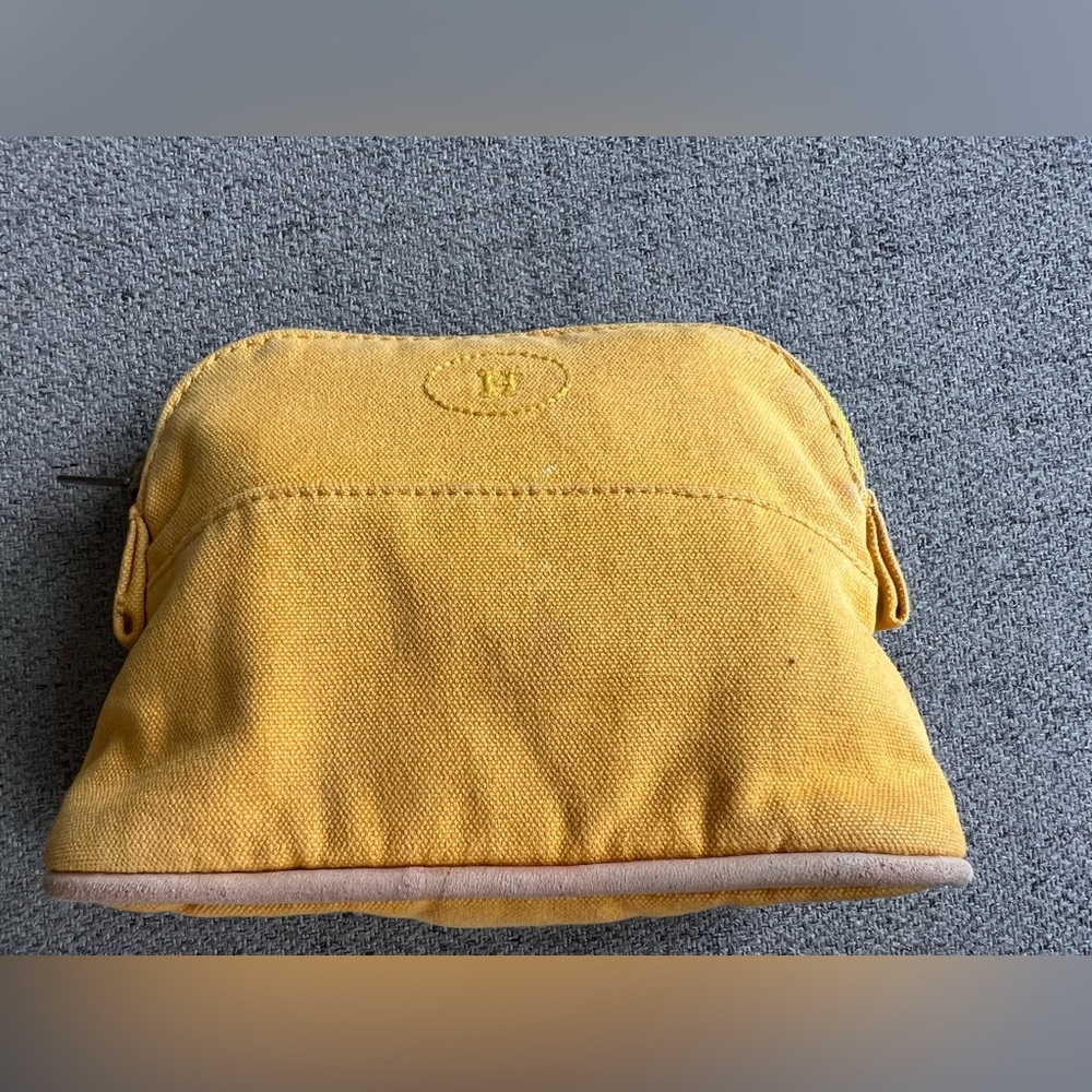 Hermès Bolide cotton canvas pouch - Picture 9 of 9